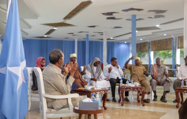 President Hassan meets with parents of controversial army