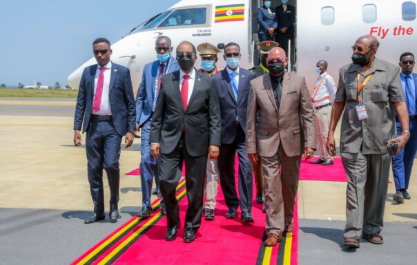 President Hassan in Uganda