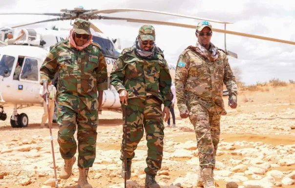 President Hassan Sheikh Mohamud, while addressing troops in Mahas Hiiraan Somalia